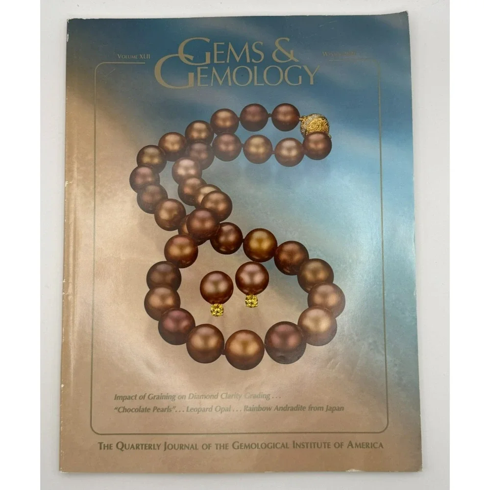GIA Gems & Gemology Magazine Lot 11 Issues 2003-2008 Diamonds Pearls Jewelry